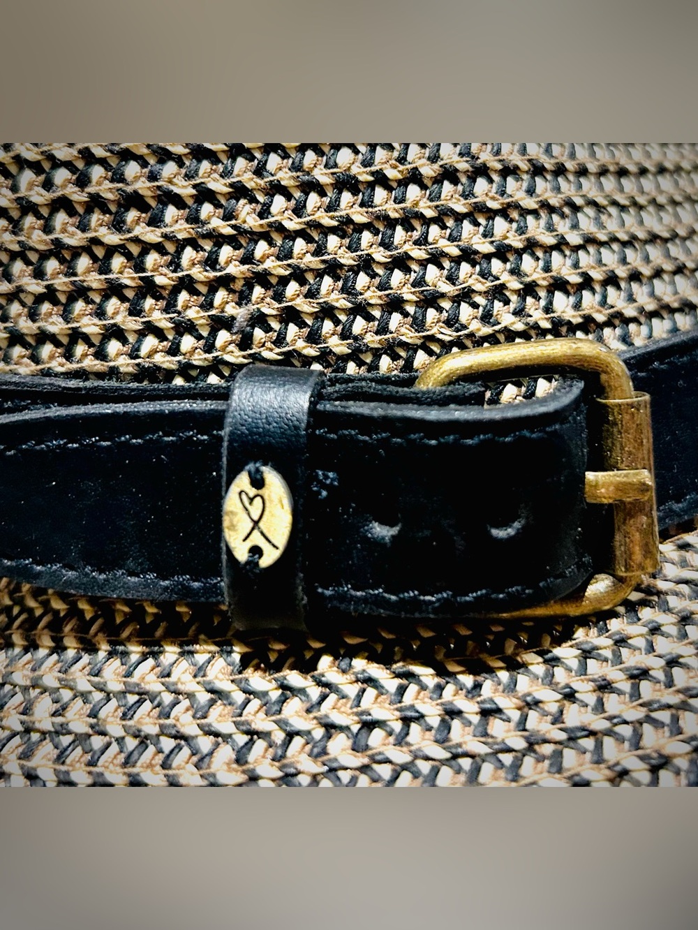 Boho Chic Fedora w/ vegan leather buckle accent Preppy Old Money, Gypsy Cowgirl - Picture 2 of 10